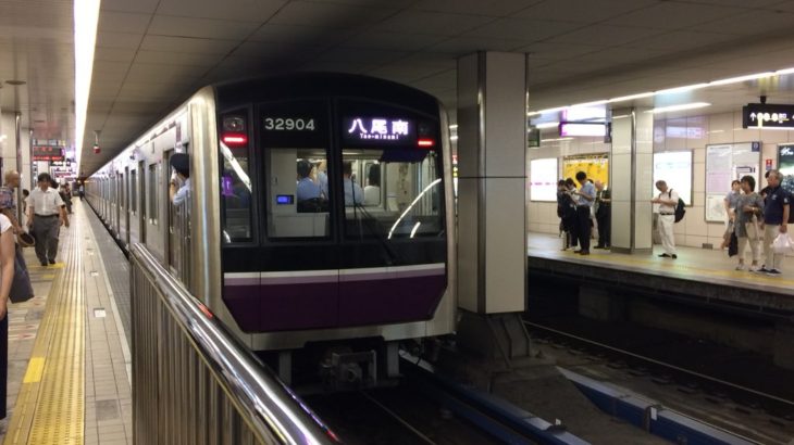 【谷町線】ホームドア設置準備に伴い、東梅田駅の停車位置を9m前方へ変更開始
