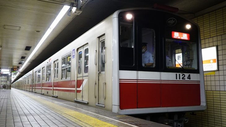 【御堂筋線】江坂駅へのホームドア輸送列車が運行される…担当は10A系24編成