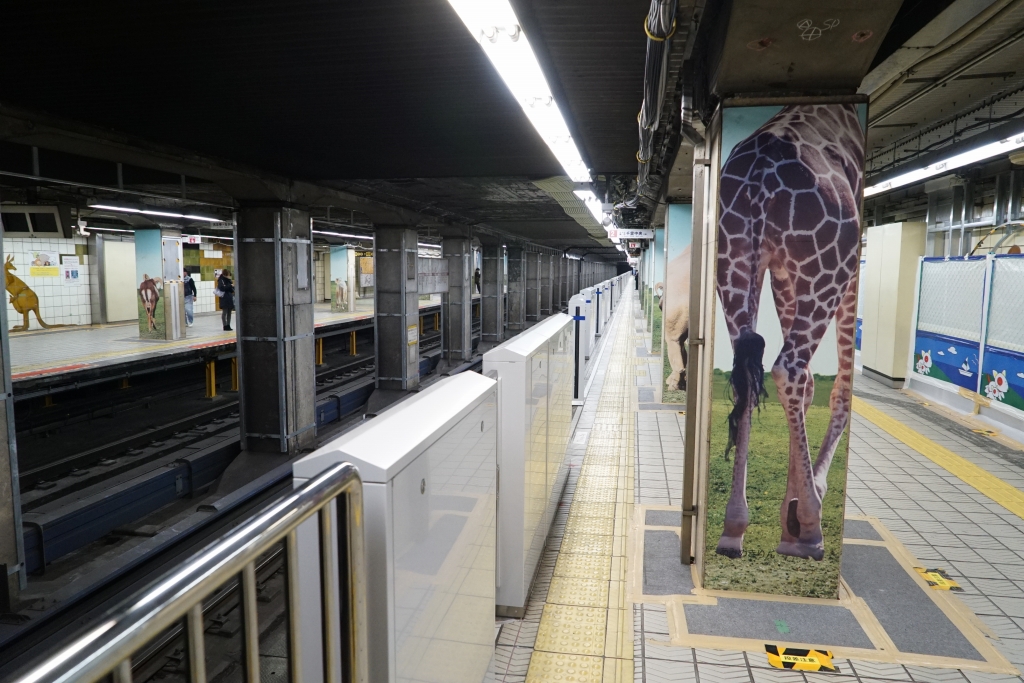 【御堂筋線】動物園前駅にホームドア設置開始…あと1駅で全駅設置達成