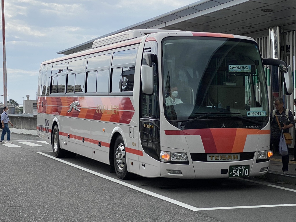 【ニュートラム】停電の影響で代行バスを運行…西日本ＪＲバスや近鉄バスなどが応援