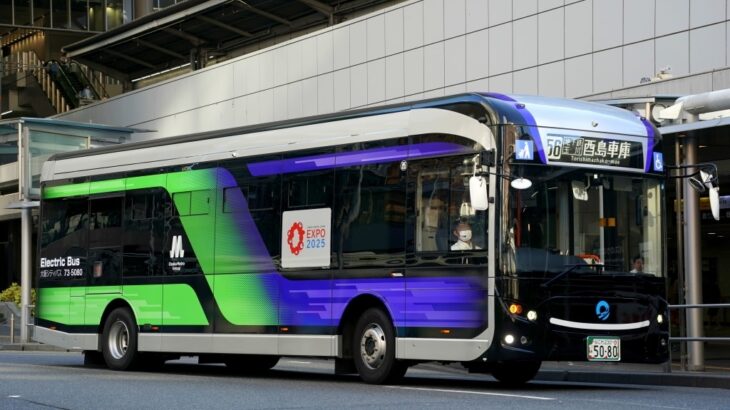 【大阪シティバス】万博向けの最新「EVバス」を見てきました