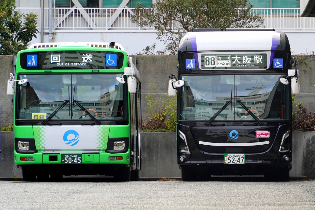 港営業所で国産EVバス「エルガEV」の通常運用がスタート