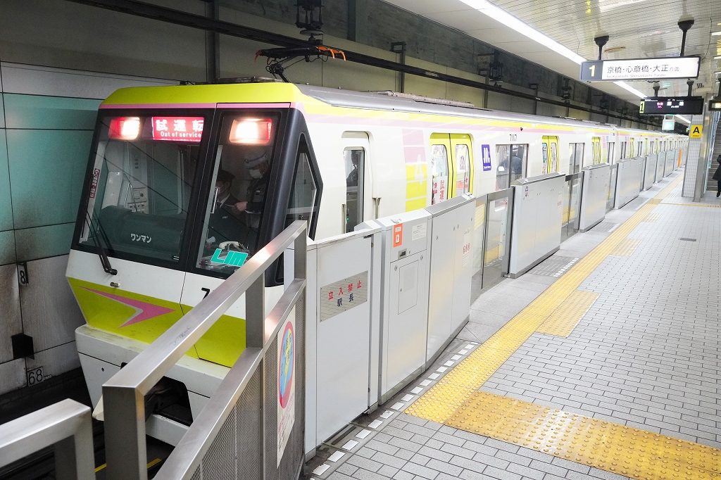 【長堀鶴見緑地線】7117F(70系17編成)が試運転